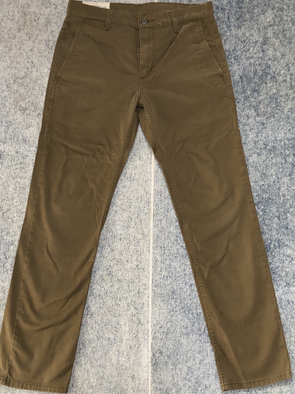 Levi's Olive Brown Straight Chino Pants